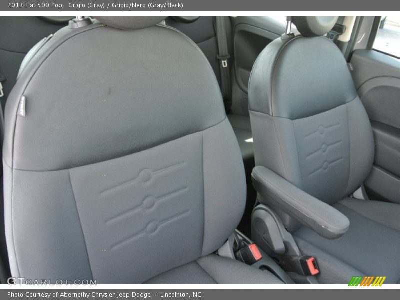 Grigio (Gray) / Grigio/Nero (Gray/Black) 2013 Fiat 500 Pop