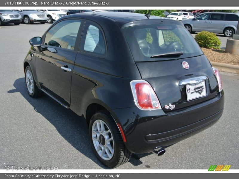 Nero (Black) / Grigio/Nero (Gray/Black) 2013 Fiat 500 Pop