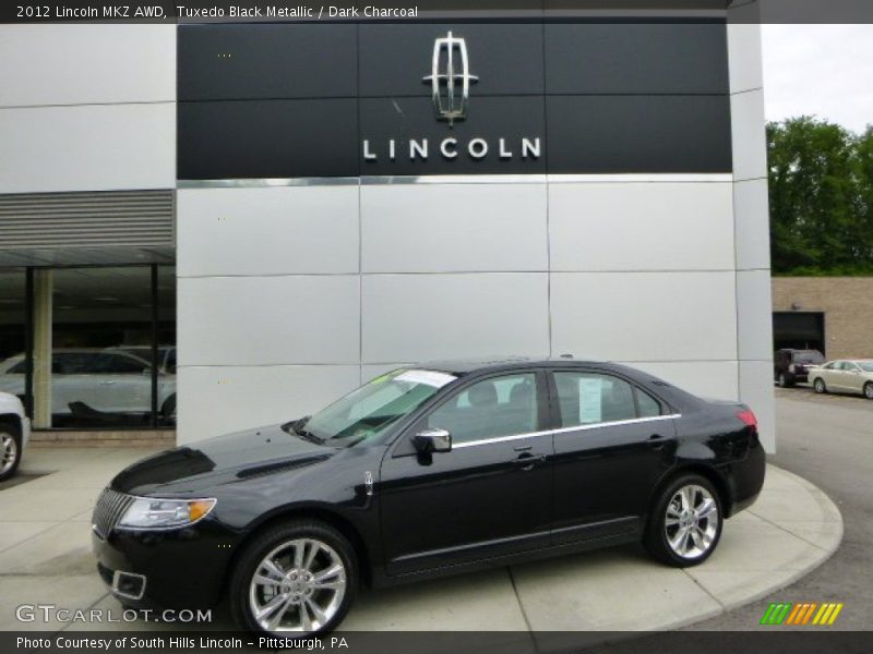 Tuxedo Black Metallic / Dark Charcoal 2012 Lincoln MKZ AWD