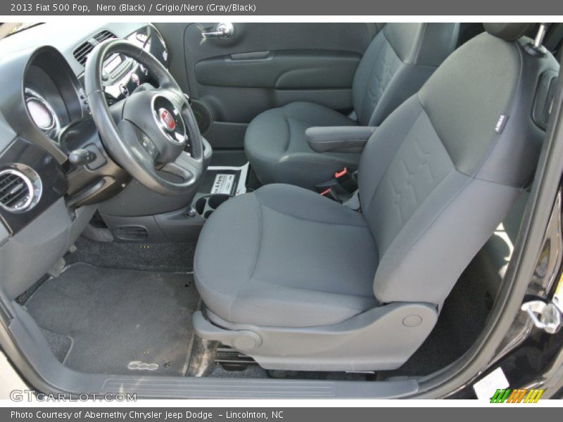 Nero (Black) / Grigio/Nero (Gray/Black) 2013 Fiat 500 Pop