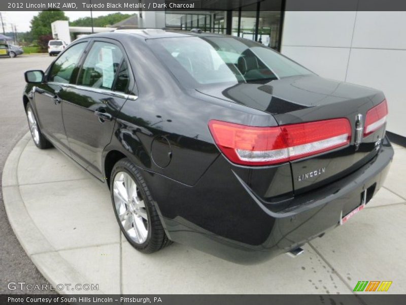 Tuxedo Black Metallic / Dark Charcoal 2012 Lincoln MKZ AWD