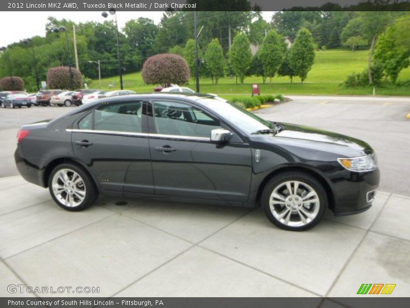 Tuxedo Black Metallic / Dark Charcoal 2012 Lincoln MKZ AWD