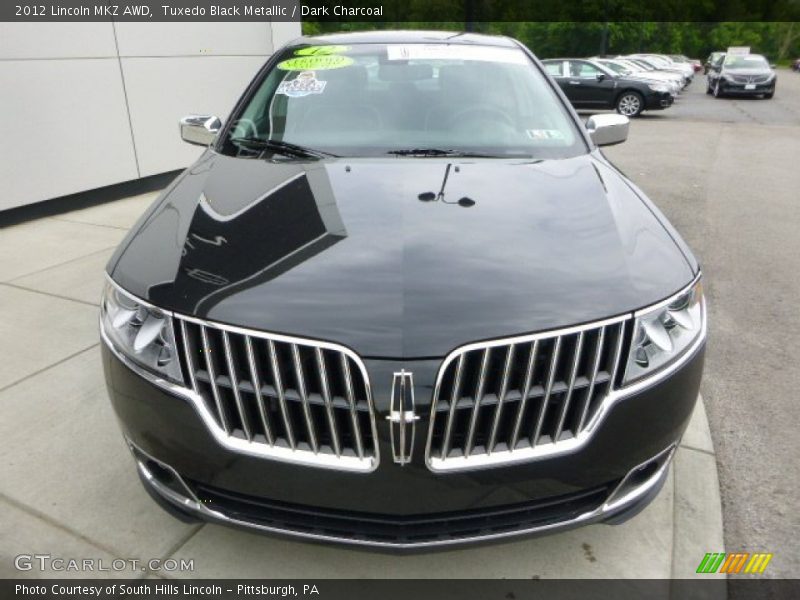 Tuxedo Black Metallic / Dark Charcoal 2012 Lincoln MKZ AWD