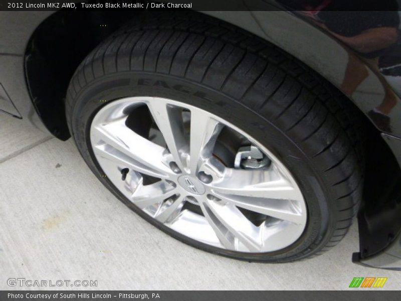 Tuxedo Black Metallic / Dark Charcoal 2012 Lincoln MKZ AWD