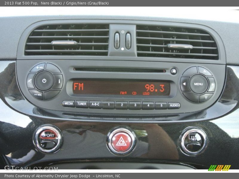 Nero (Black) / Grigio/Nero (Gray/Black) 2013 Fiat 500 Pop