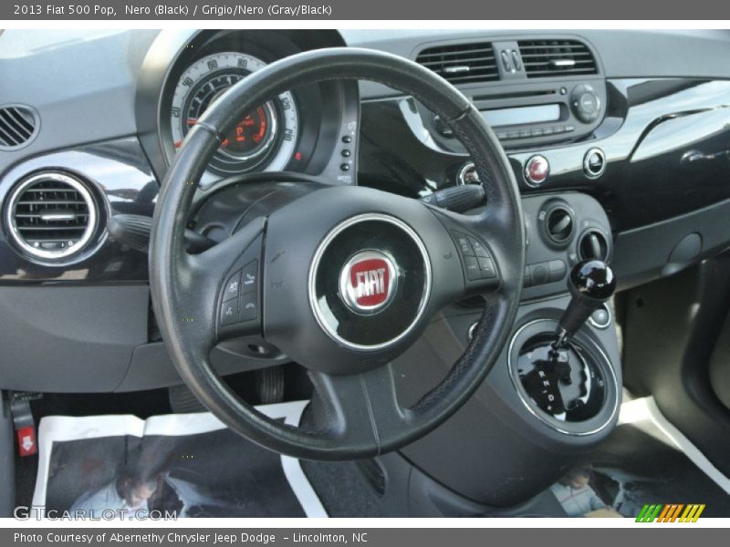 Nero (Black) / Grigio/Nero (Gray/Black) 2013 Fiat 500 Pop