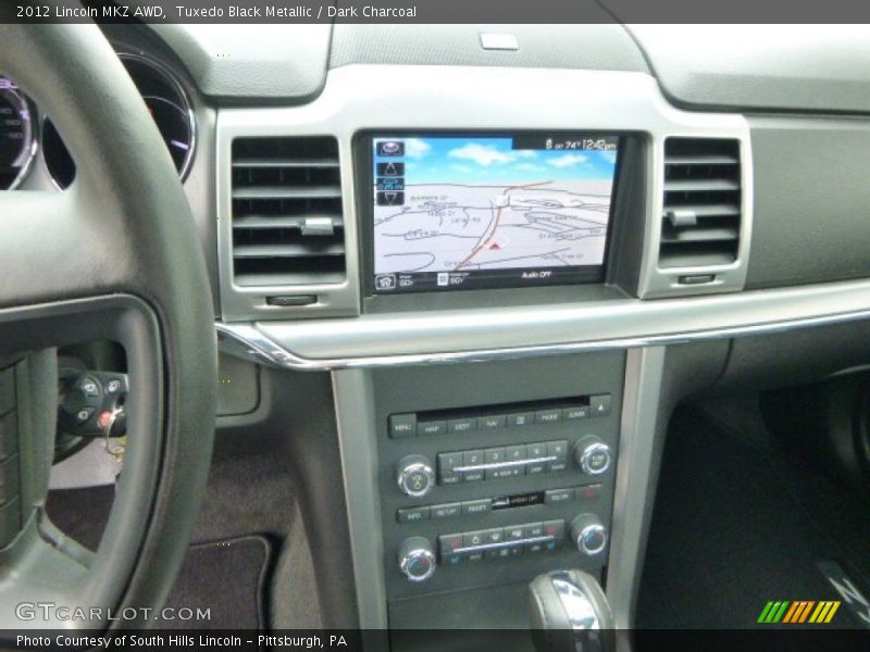 Tuxedo Black Metallic / Dark Charcoal 2012 Lincoln MKZ AWD