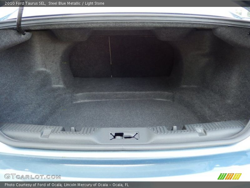 Steel Blue Metallic / Light Stone 2010 Ford Taurus SEL