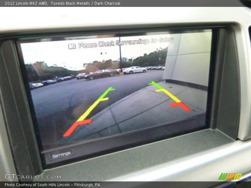 Tuxedo Black Metallic / Dark Charcoal 2012 Lincoln MKZ AWD