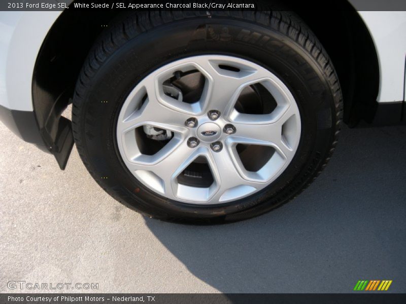 White Suede / SEL Appearance Charcoal Black/Gray Alcantara 2013 Ford Edge SEL