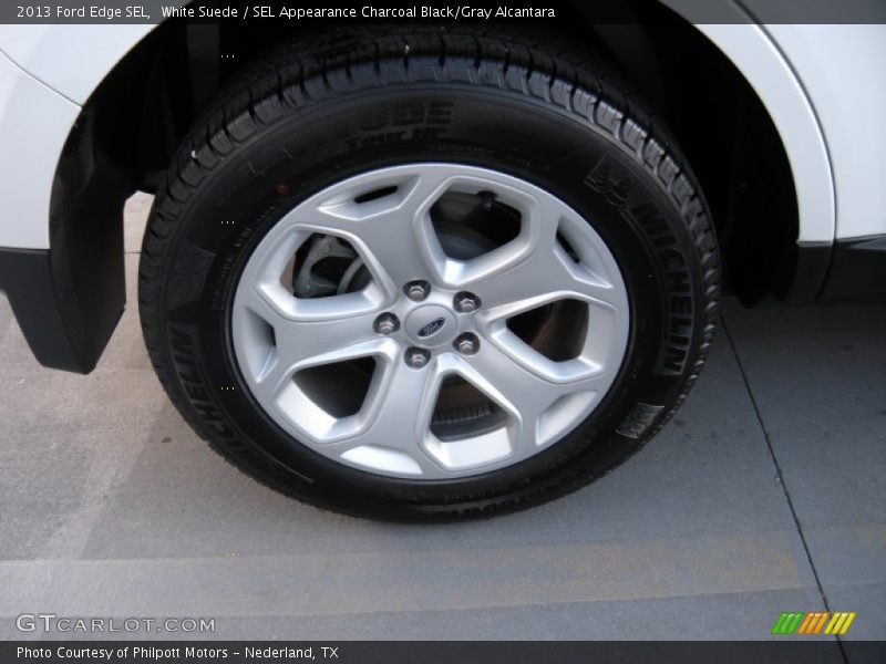 White Suede / SEL Appearance Charcoal Black/Gray Alcantara 2013 Ford Edge SEL