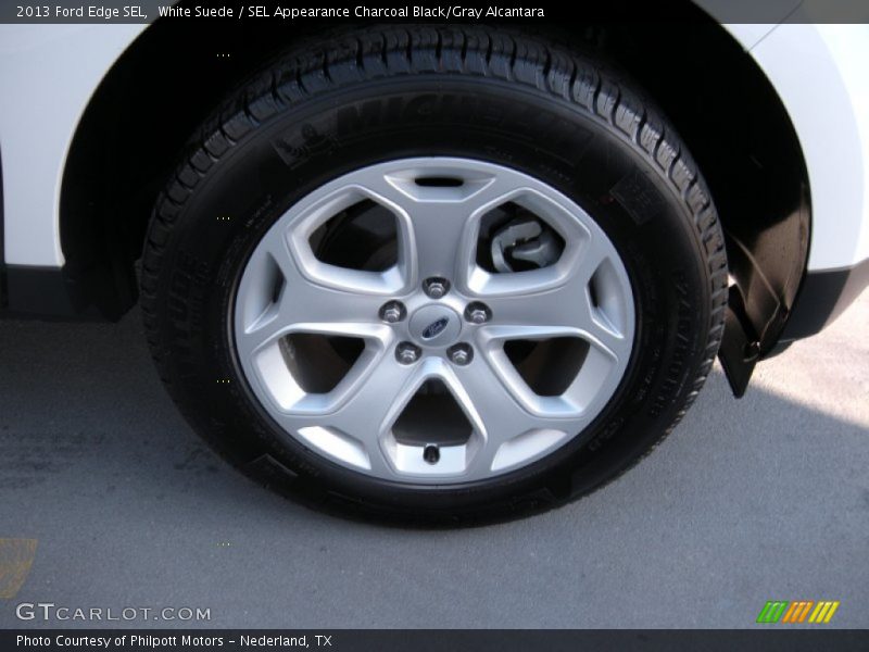 White Suede / SEL Appearance Charcoal Black/Gray Alcantara 2013 Ford Edge SEL