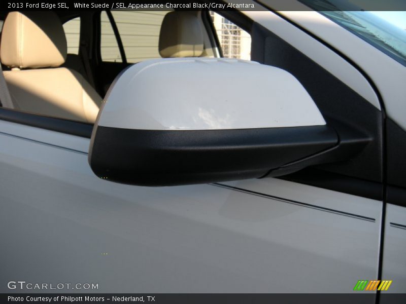 White Suede / SEL Appearance Charcoal Black/Gray Alcantara 2013 Ford Edge SEL