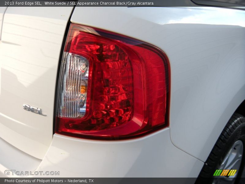 White Suede / SEL Appearance Charcoal Black/Gray Alcantara 2013 Ford Edge SEL