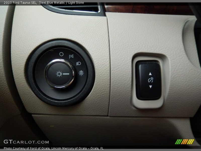 Steel Blue Metallic / Light Stone 2010 Ford Taurus SEL