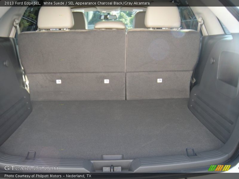 White Suede / SEL Appearance Charcoal Black/Gray Alcantara 2013 Ford Edge SEL