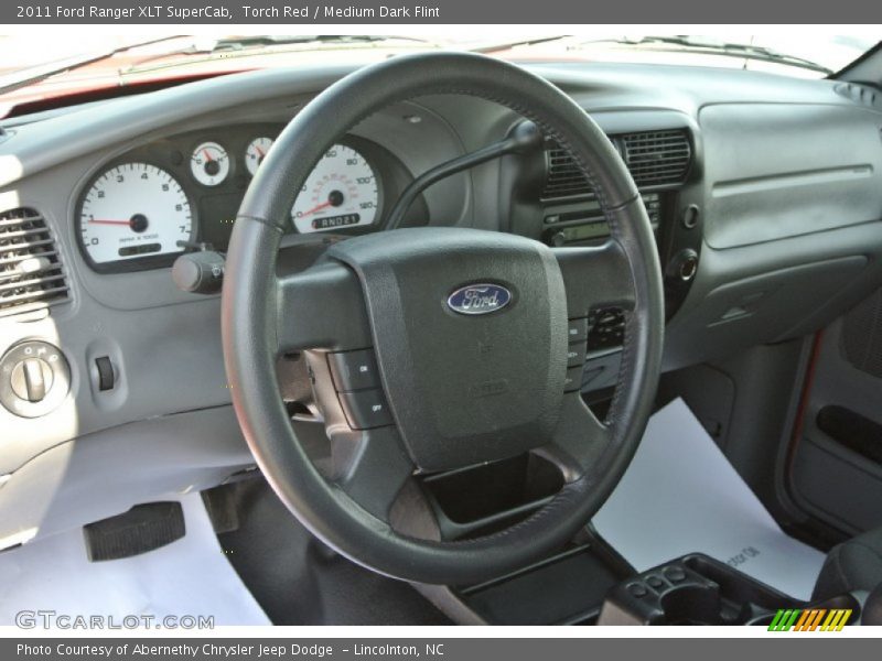 Torch Red / Medium Dark Flint 2011 Ford Ranger XLT SuperCab