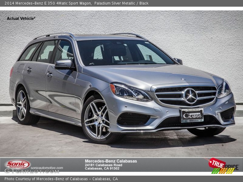 Paladium Silver Metallic / Black 2014 Mercedes-Benz E 350 4Matic Sport Wagon