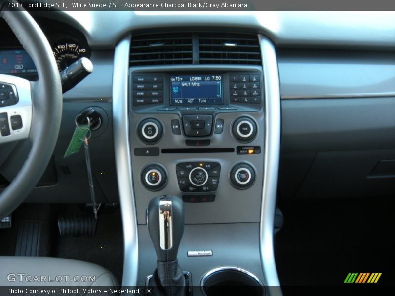 White Suede / SEL Appearance Charcoal Black/Gray Alcantara 2013 Ford Edge SEL