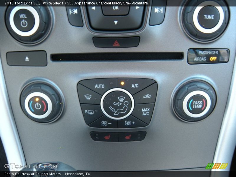 White Suede / SEL Appearance Charcoal Black/Gray Alcantara 2013 Ford Edge SEL