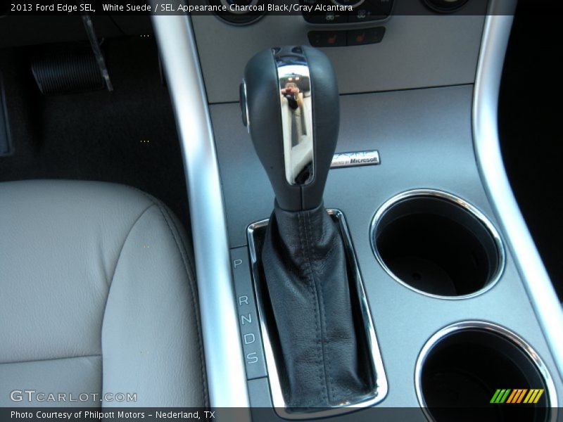 White Suede / SEL Appearance Charcoal Black/Gray Alcantara 2013 Ford Edge SEL