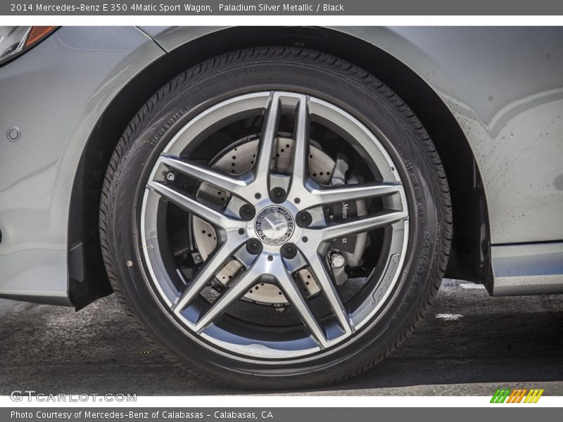 Paladium Silver Metallic / Black 2014 Mercedes-Benz E 350 4Matic Sport Wagon