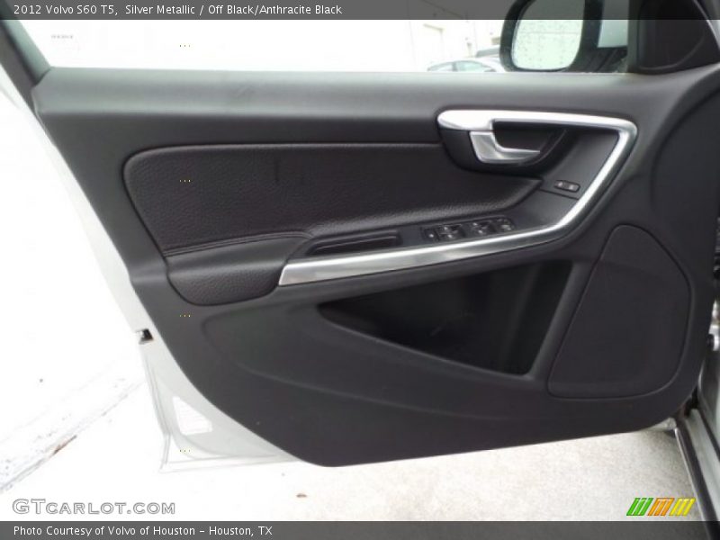 Silver Metallic / Off Black/Anthracite Black 2012 Volvo S60 T5