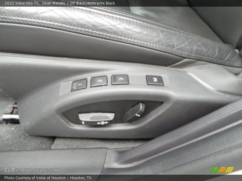 Silver Metallic / Off Black/Anthracite Black 2012 Volvo S60 T5