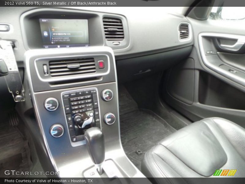 Silver Metallic / Off Black/Anthracite Black 2012 Volvo S60 T5