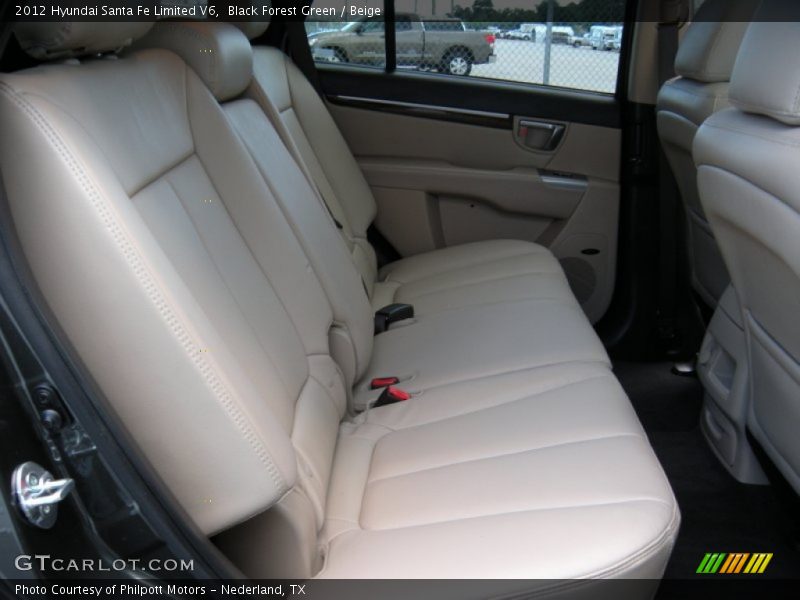 Black Forest Green / Beige 2012 Hyundai Santa Fe Limited V6
