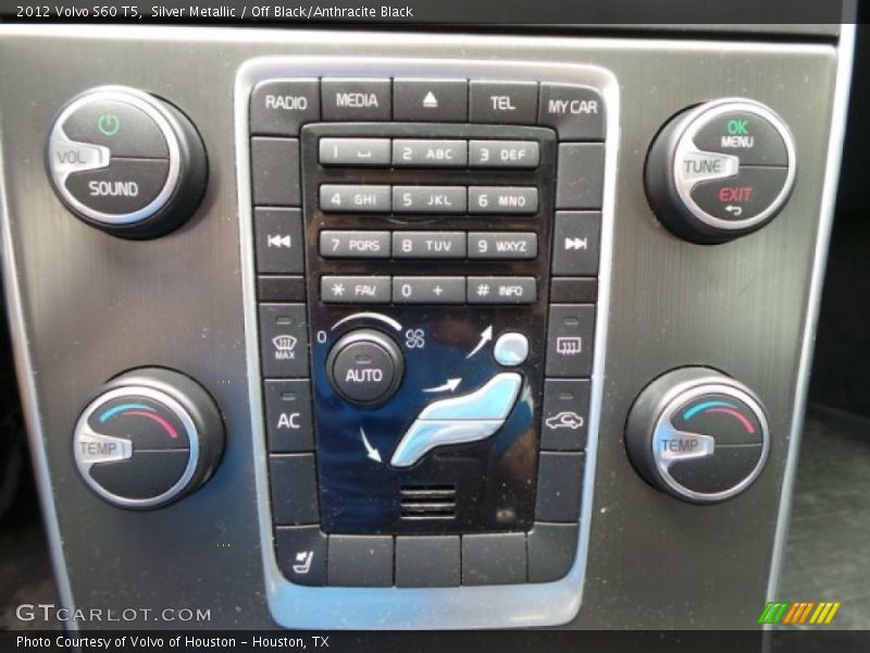 Silver Metallic / Off Black/Anthracite Black 2012 Volvo S60 T5