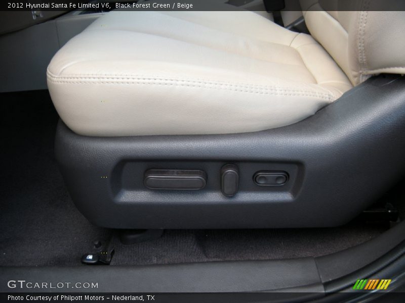 Black Forest Green / Beige 2012 Hyundai Santa Fe Limited V6