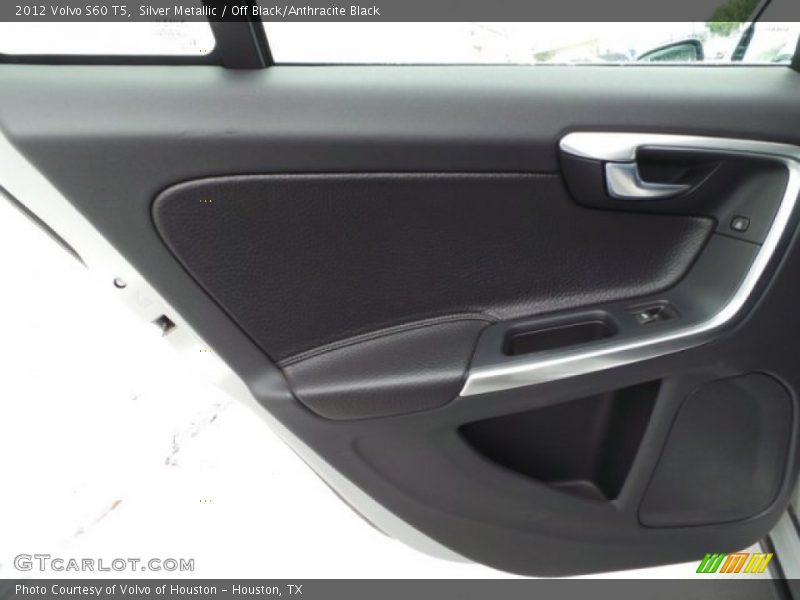 Silver Metallic / Off Black/Anthracite Black 2012 Volvo S60 T5