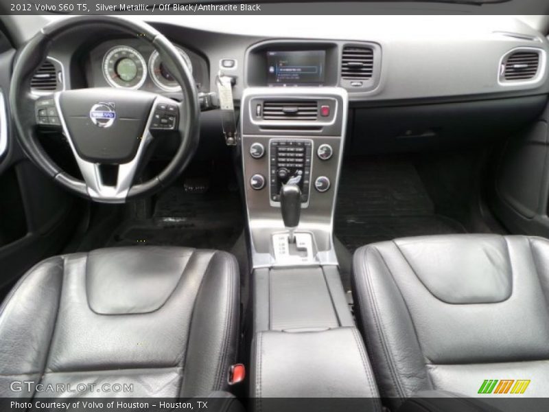 Silver Metallic / Off Black/Anthracite Black 2012 Volvo S60 T5