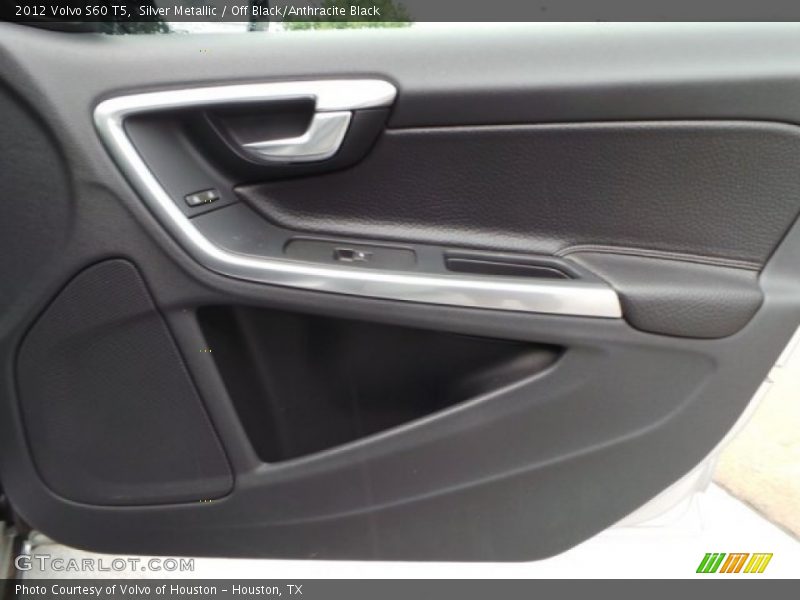 Silver Metallic / Off Black/Anthracite Black 2012 Volvo S60 T5
