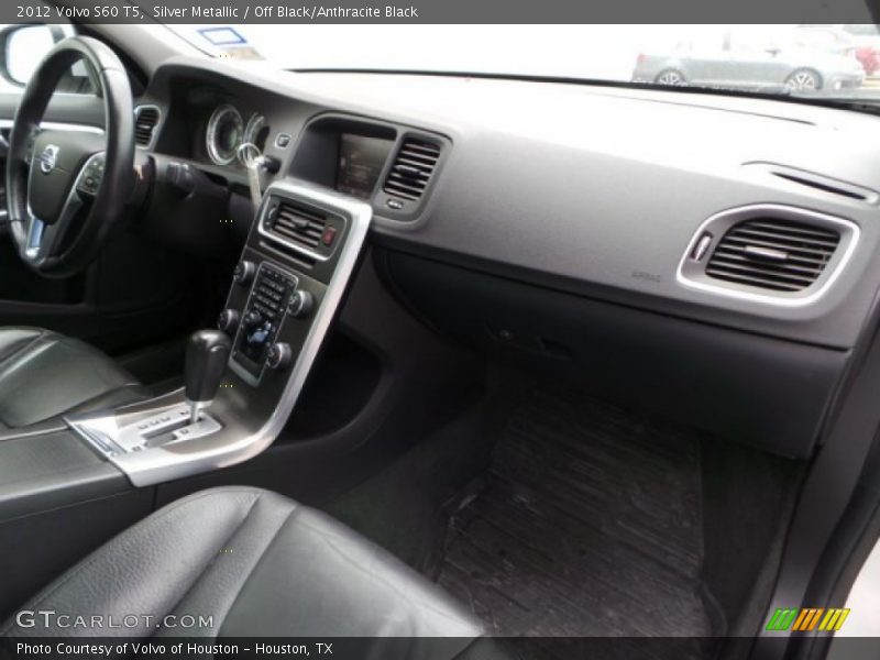 Silver Metallic / Off Black/Anthracite Black 2012 Volvo S60 T5