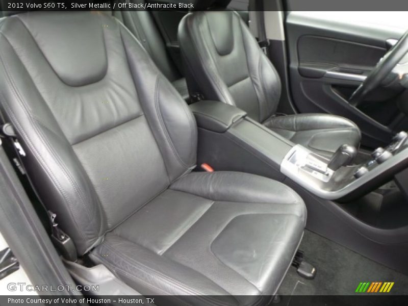 Silver Metallic / Off Black/Anthracite Black 2012 Volvo S60 T5