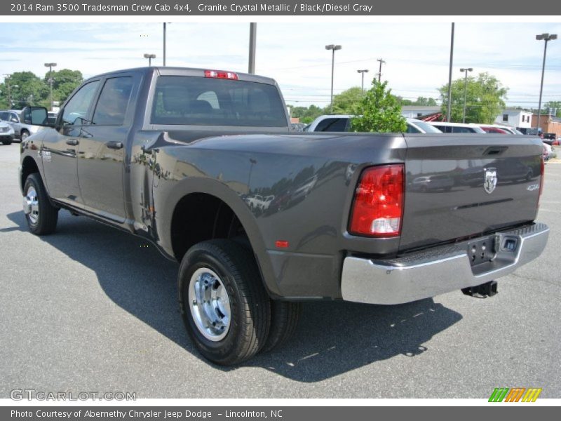 Granite Crystal Metallic / Black/Diesel Gray 2014 Ram 3500 Tradesman Crew Cab 4x4