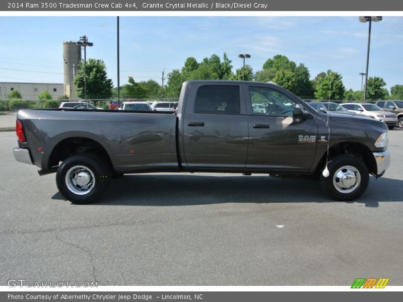 Granite Crystal Metallic / Black/Diesel Gray 2014 Ram 3500 Tradesman Crew Cab 4x4