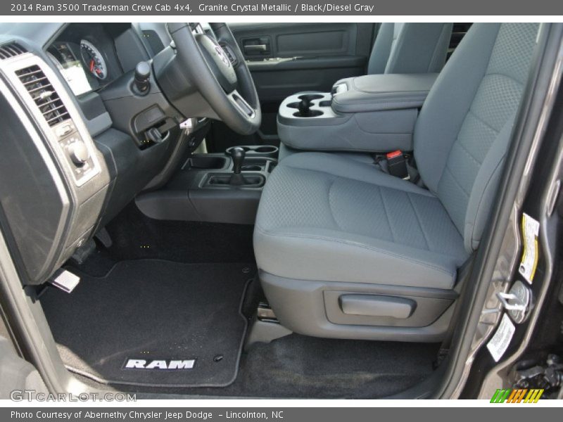 Granite Crystal Metallic / Black/Diesel Gray 2014 Ram 3500 Tradesman Crew Cab 4x4