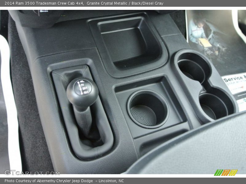 Granite Crystal Metallic / Black/Diesel Gray 2014 Ram 3500 Tradesman Crew Cab 4x4