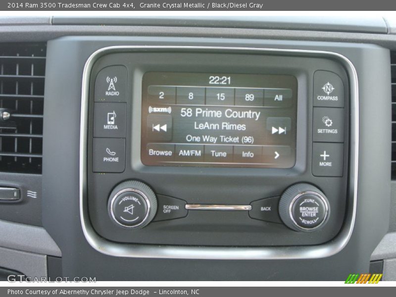 Granite Crystal Metallic / Black/Diesel Gray 2014 Ram 3500 Tradesman Crew Cab 4x4