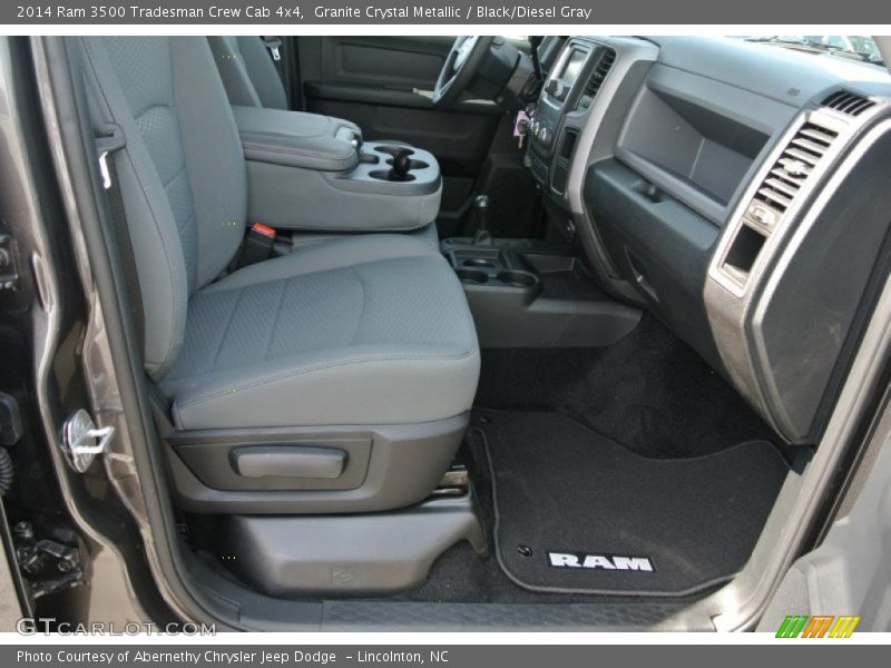 Granite Crystal Metallic / Black/Diesel Gray 2014 Ram 3500 Tradesman Crew Cab 4x4