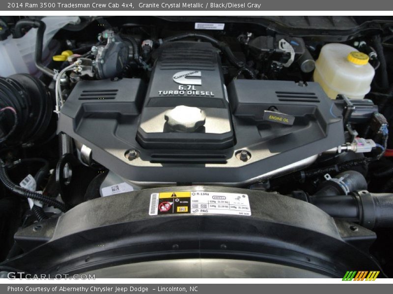 Granite Crystal Metallic / Black/Diesel Gray 2014 Ram 3500 Tradesman Crew Cab 4x4