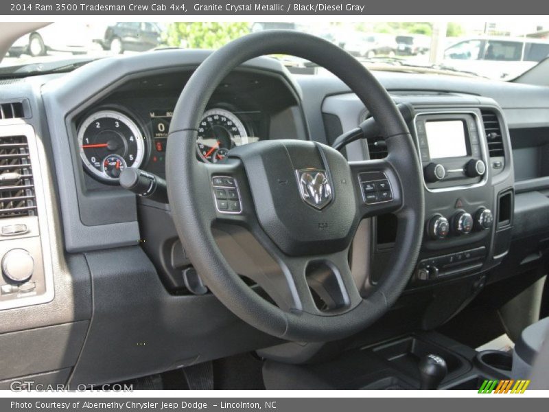 Granite Crystal Metallic / Black/Diesel Gray 2014 Ram 3500 Tradesman Crew Cab 4x4