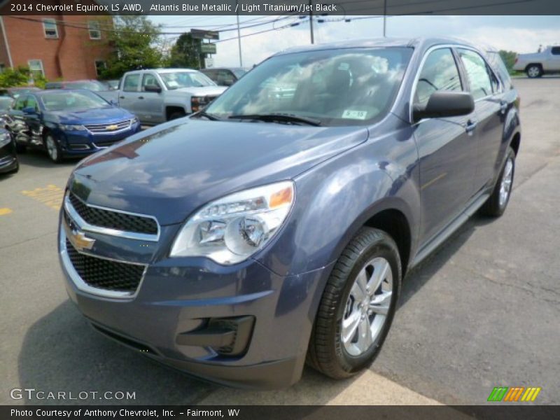 Atlantis Blue Metallic / Light Titanium/Jet Black 2014 Chevrolet Equinox LS AWD