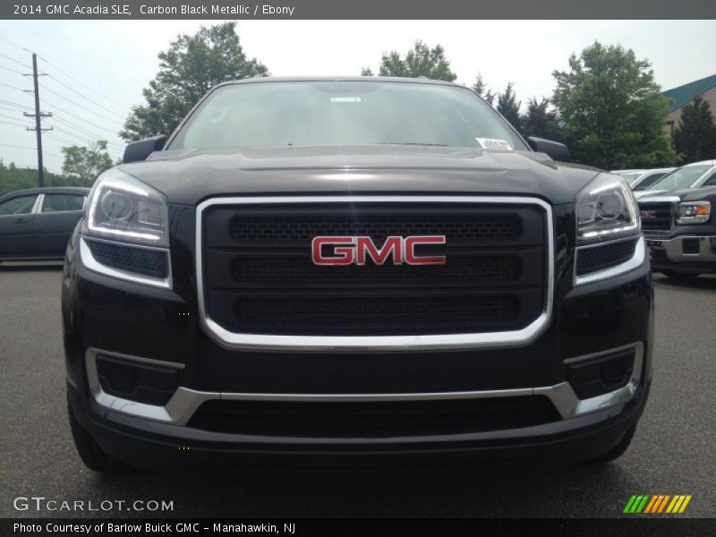 Carbon Black Metallic / Ebony 2014 GMC Acadia SLE