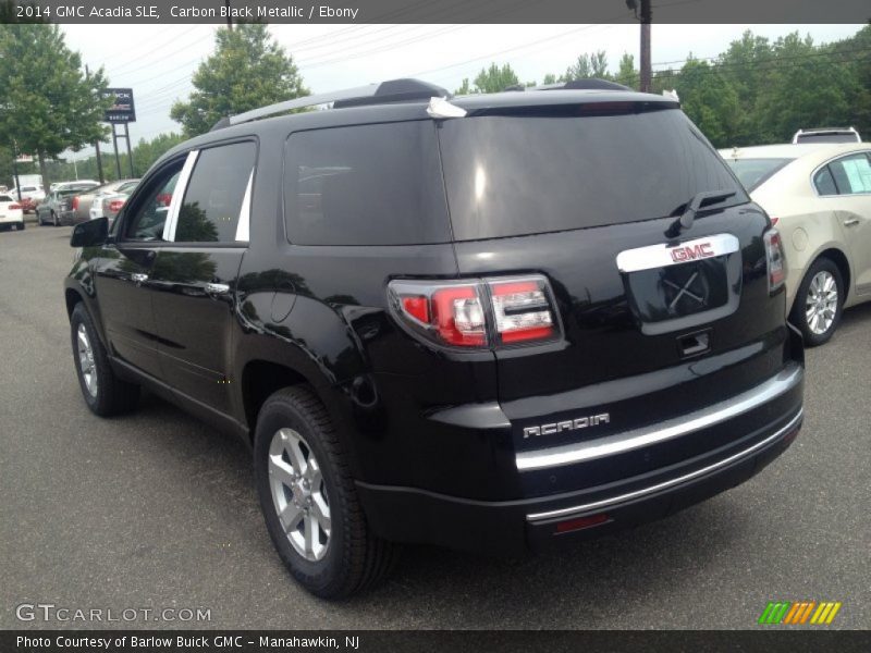 Carbon Black Metallic / Ebony 2014 GMC Acadia SLE