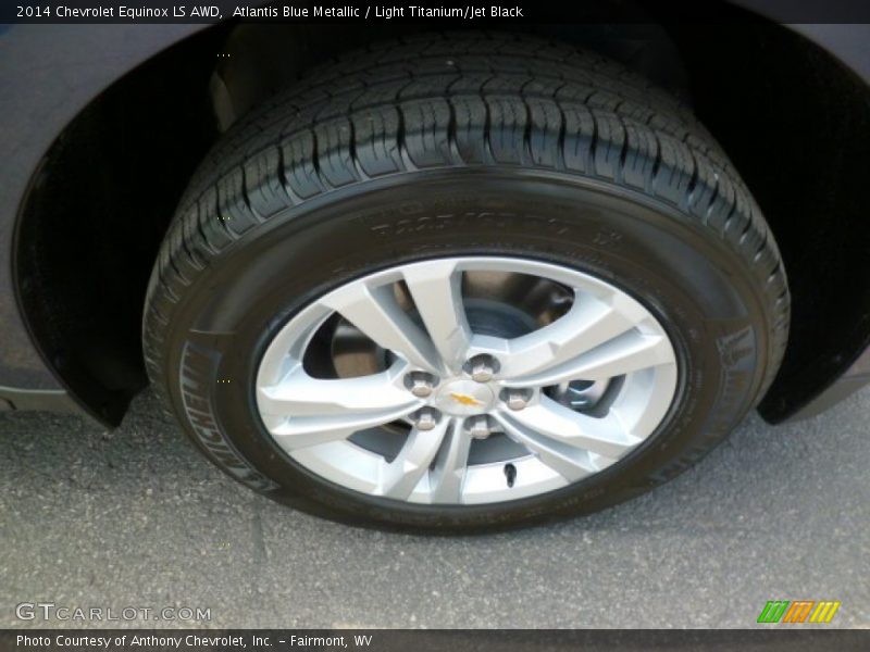 Atlantis Blue Metallic / Light Titanium/Jet Black 2014 Chevrolet Equinox LS AWD