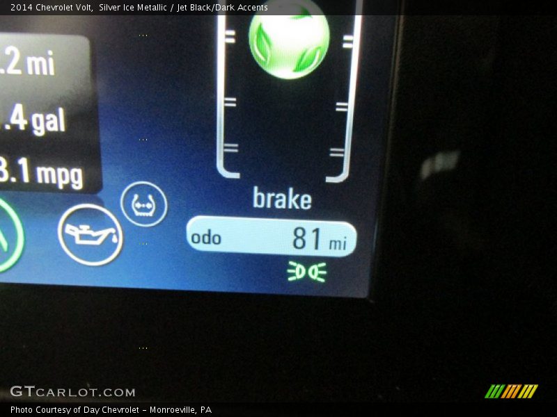 Silver Ice Metallic / Jet Black/Dark Accents 2014 Chevrolet Volt